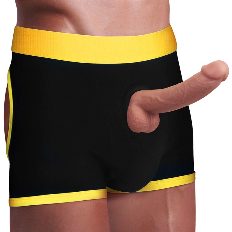 Fikuśne męskie majtki strap-on z otworami na pupę Fikuśne męskie majtki strap-on z otworami na pupę