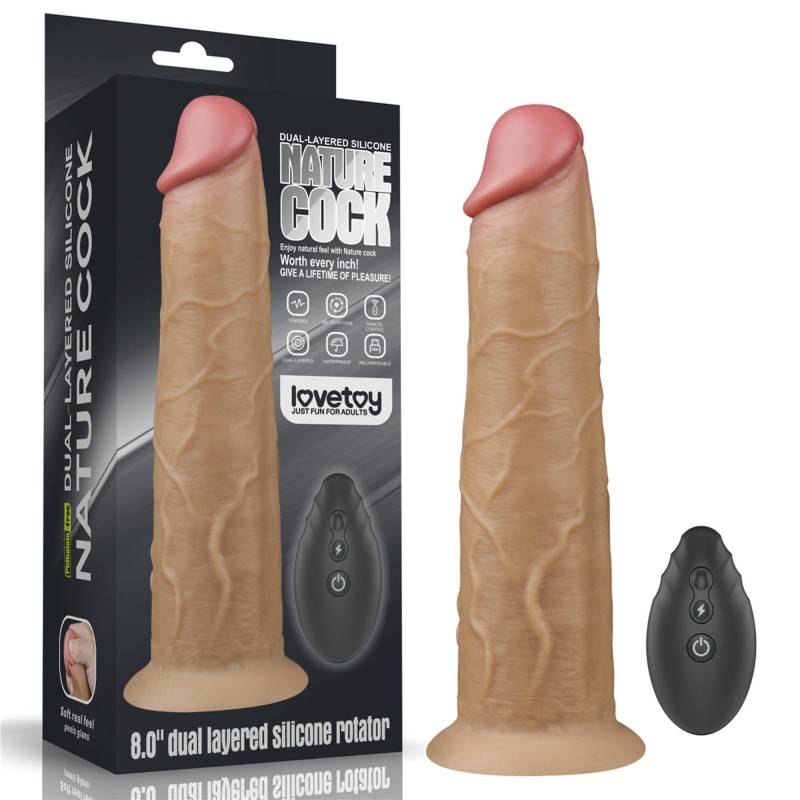 Żylaste dildo penis realistyczny przyssawka 20,5cm Żylaste dildo penis realistyczny przyssawka 20,5cm