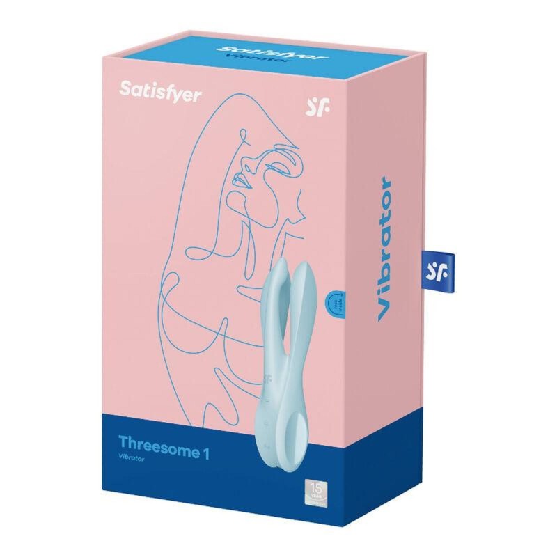 Wibrator wielofunkcyjny Satisfyer Threesome 1 blue Wibrator wielofunkcyjny Satisfyer Threesome 1 blue