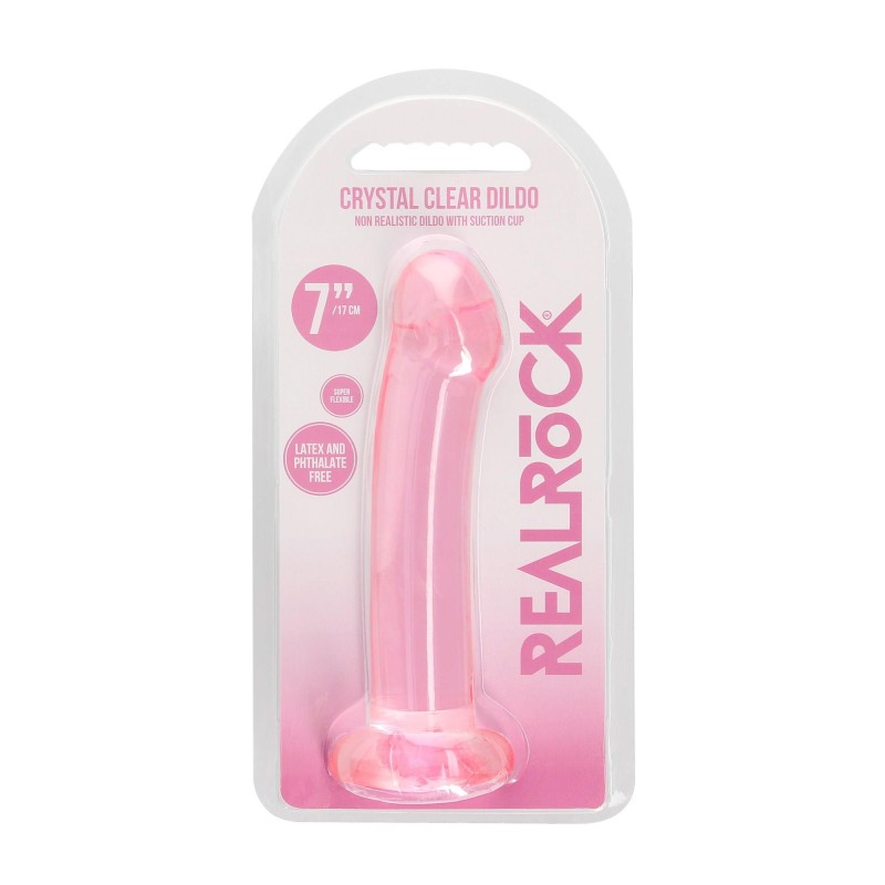 Dildo różowe gładkie z mocną przyssawką 18 cm Dildo różowe gładkie z mocną przyssawką 18 cm
