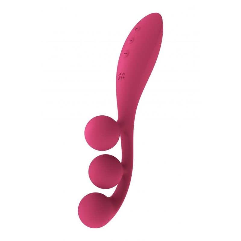 Wibrator wielofunkcyjny Satisfyer Tri Ball 1 red Wibrator wielofunkcyjny Satisfyer Tri Ball 1 red