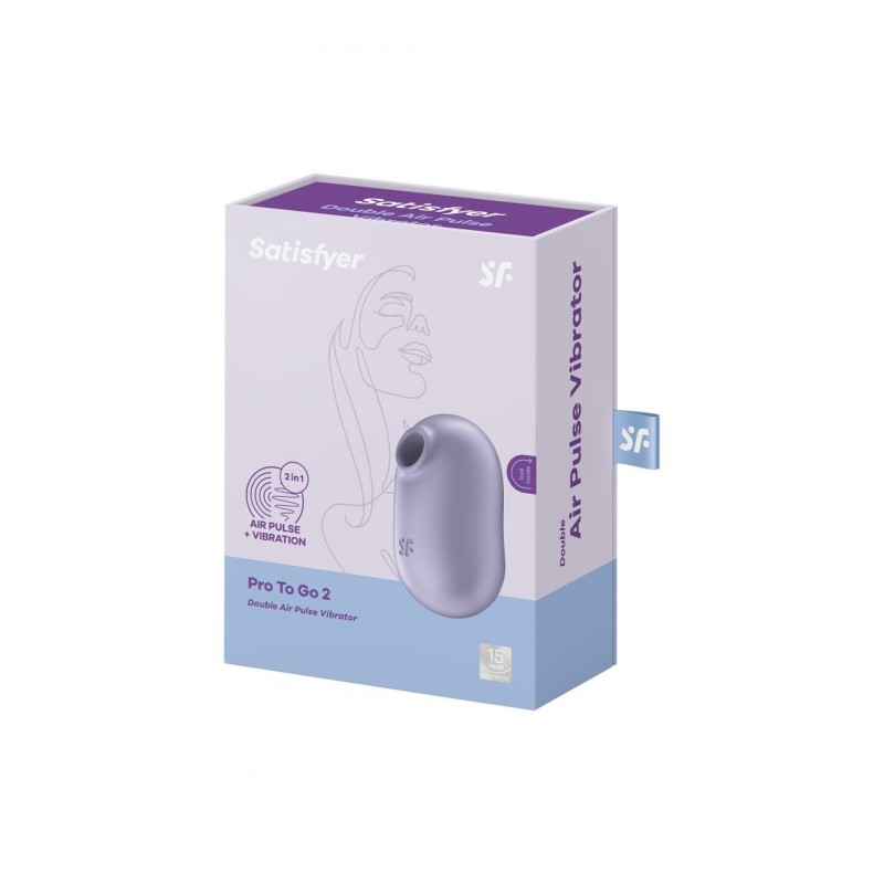 Stymulator powietrzny Satisfyer Pro To Go 2 fiolet Stymulator powietrzny Satisfyer Pro To Go 2 fiolet