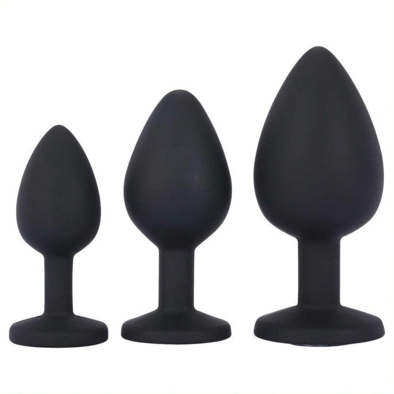 Zestaw 3 korki analne sex zatyczka plug ozdobny Zestaw 3 korki analne sex zatyczka plug ozdobny