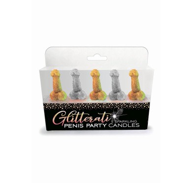 Glitterati Penis, Candle Set