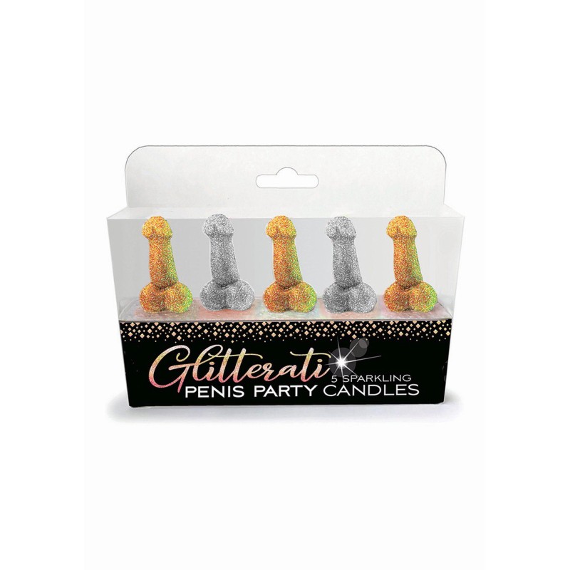 Glitterati Penis, Candle Set