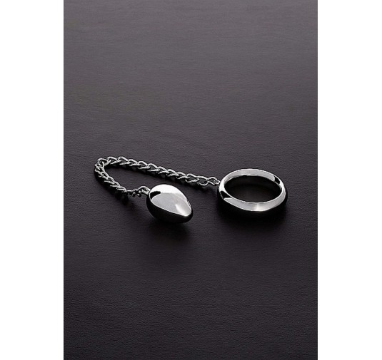 Donut C-Ring Anal Egg (45/45mm) with chain