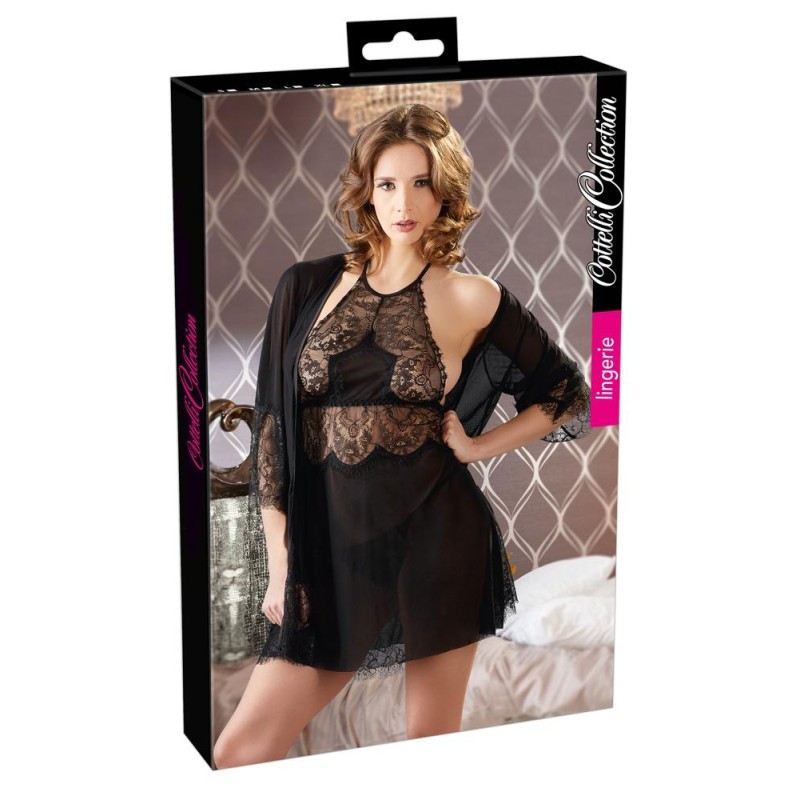 Chemise Set black M