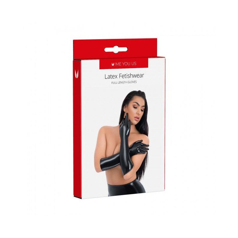 Me You Us Latex Full Length Glove Small