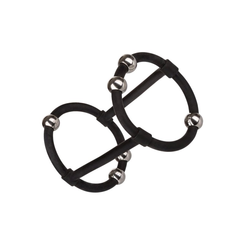 Beaded Silicone Enhancer Cage Black