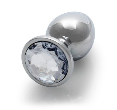 Round Gem Butt Plug - Medium