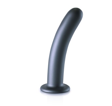 Smooth Silicone G-Spot Dildo - 7'' / 17 cm