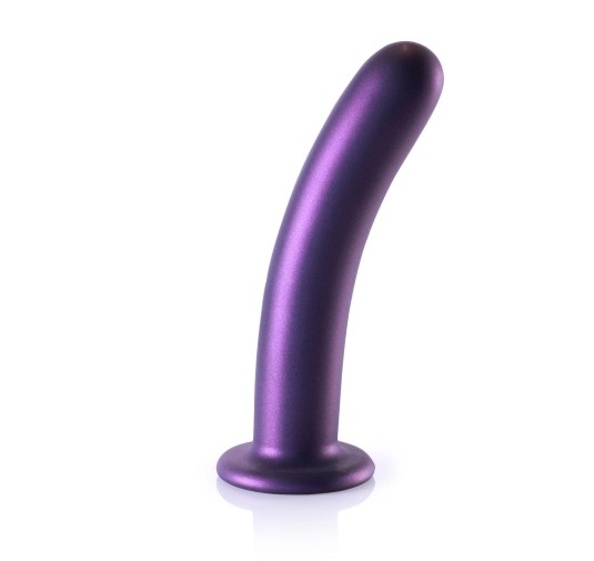 Smooth Silicone G-Spot Dildo - 7'' / 17 cm