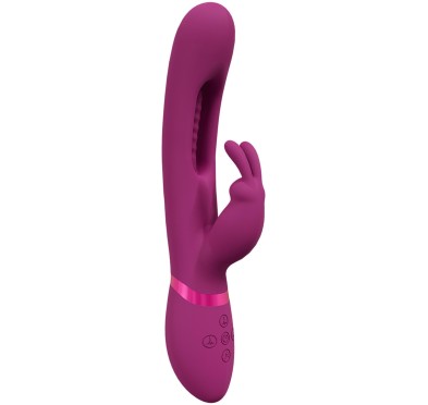 Mika - Triple Rabbit with G-Spot Flapping - Pink