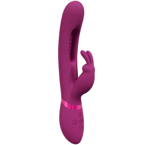 Mika - Triple Rabbit with G-Spot Flapping - Pink