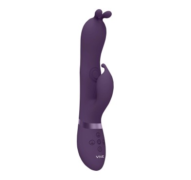 Gada - Vibrating Bunny Ear G-Spot Rabbit with Pulse Wave Shaft