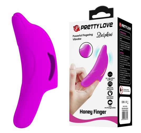 PRETTY LOVE - Delphini, Honey Finger, 10 vibration functions