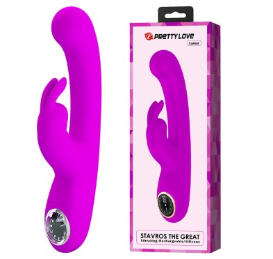 PRETTY LOVE - Lamar Purple, 10 vibration functions 9 speed levels