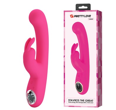 PRETTY LOVE - Lamar Pink, 10 vibration functions 9 speed levels