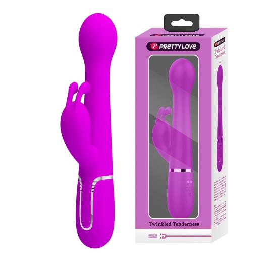 PRETTY LOVE - Twinkled Tenderness Purple, 7 vibration functions 4 thrusting settings 4 rotation functions