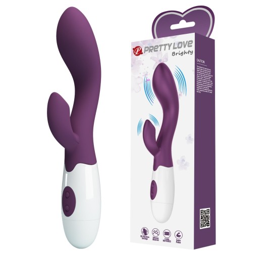 PRETTY LOVE - Brighty dark purple, 30 vibration functions