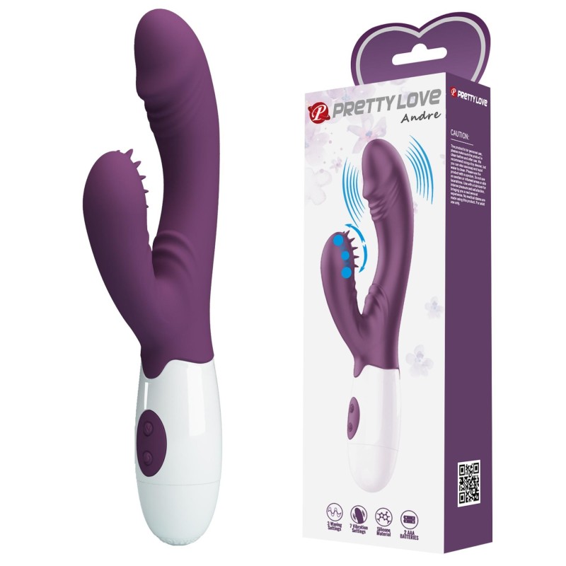 PRETTY LOVE - Andre purple, 3 waving modes 7 vibration functions