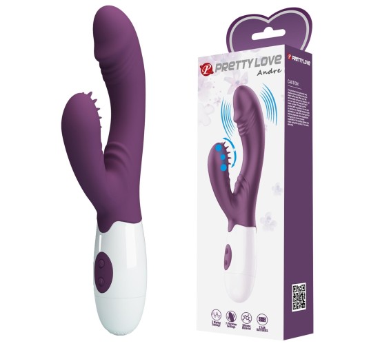 PRETTY LOVE - Andre purple, 3 waving modes 7 vibration functions