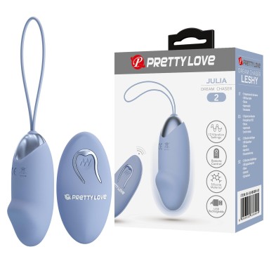 PRETTY LOVE - JULIA Dream chaser 2, Blue, Wireless remote control 12 vibration functions