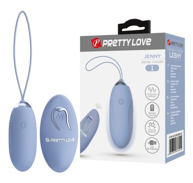 PRETTY LOVE - JENNY Dream chaser 1, Blue, Wireless remote control 12 vibration functions