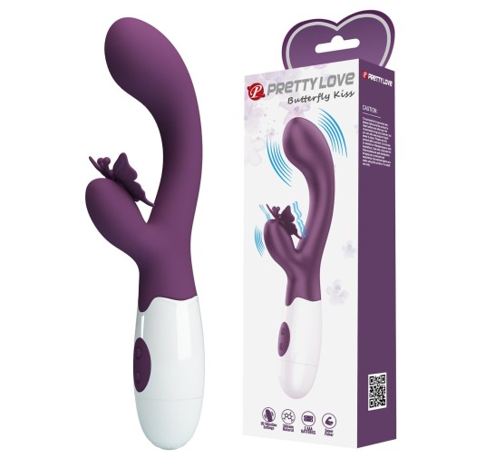 PRETTY LOVE - Butterfly Kiss purple, 30 vibration functions