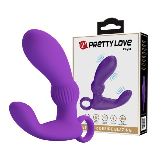 PRETTY LOVE - Cayla purple, 12 vibration functions Memory function