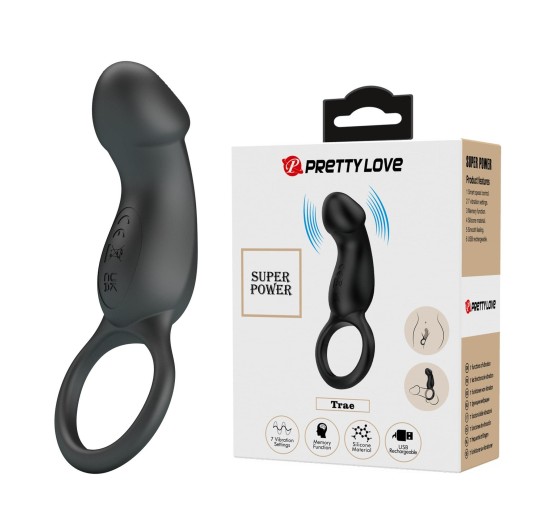 PRETTY LOVE - Trae black, 7 vibration functions Memory function