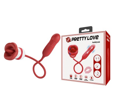 PRETTY LOVE - Ashlynn, 5 vibration functions 5 thrusting settings 5 licking settings