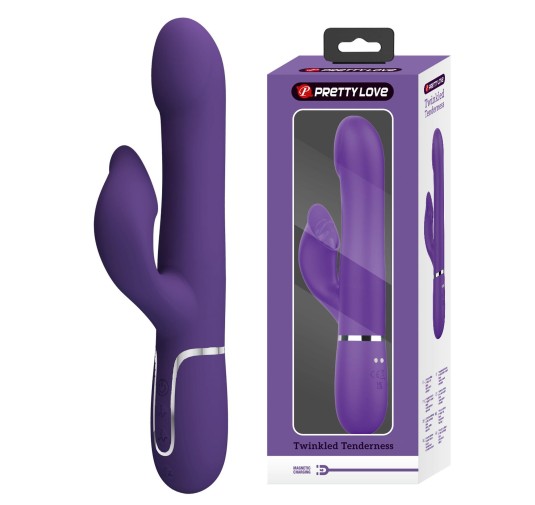 PRETTY LOVE - Falin dark Purple, 7 vibration functions 4 rolling functions Memory function