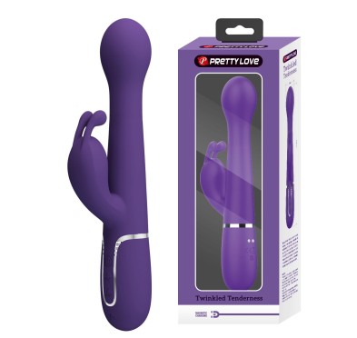 PRETTY LOVE - Dejon dark Purple, 7 vibration functions 4 thrusting settings 4 rotation functions