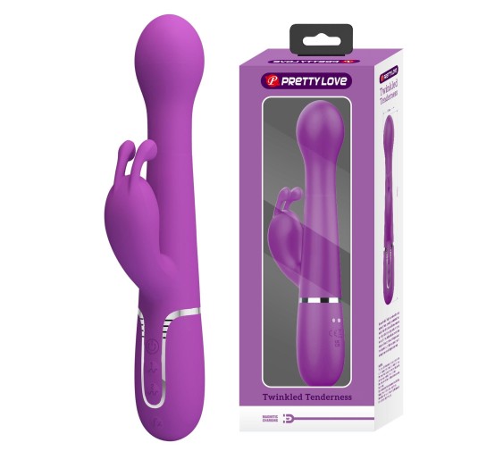 PRETTY LOVE - Dejon Purple, 7 vibration functions 4 thrusting settings 4 rotation functions