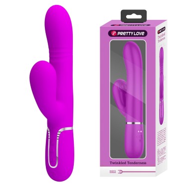 PRETTY LOVE - Mariana Purple, 7 vibration functions 7 thrusting settings, 4 rolling functions, 4 nodding functions