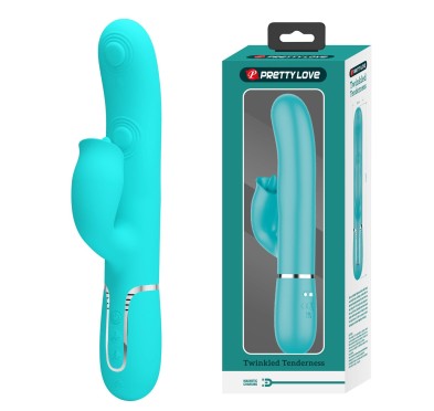 PRETTY LOVE - Gigi light blue, 7 thumping functions 7 licking modes