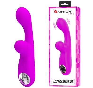 PRETTY LOVE - Skylar Purple, 10 vibration functions 9 speed levels 10 thumping functions