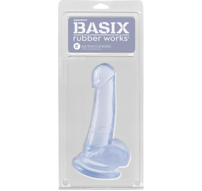 Przezroczyste duże dildo penis z przyssawką 20 cm Przezroczyste duże dildo penis z przyssawką 20 cm