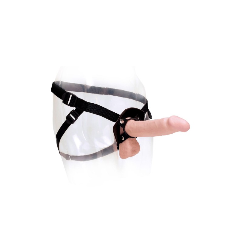 Uprząż do strap-onów 3 silikonowe pierścienie Uprząż do strap-onów 3 silikonowe pierścienie