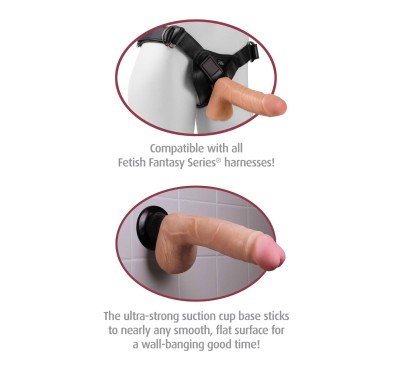 Wibrujące żylaste dildo do strap-on 30,5 cm Wibrujące żylaste dildo do strap-on 30,5 cm