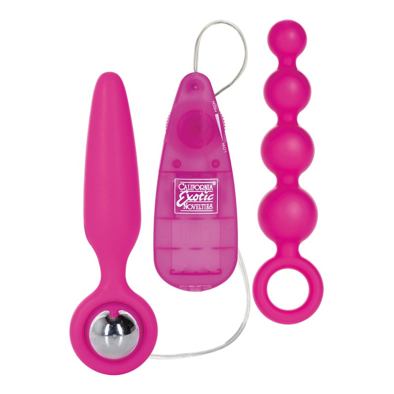 Plug/vibr-BOOTY CALL BOOTY VIBRO KIT PINK