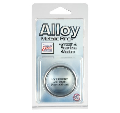 Pierścień-ALLOY METALLIC RING - MEDIUM