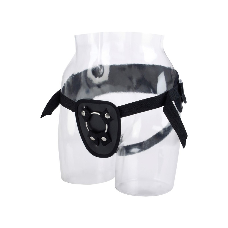 Uprząż skórzana z regulowanymi szelkami strap-on Uprząż skórzana z regulowanymi szelkami strap-on