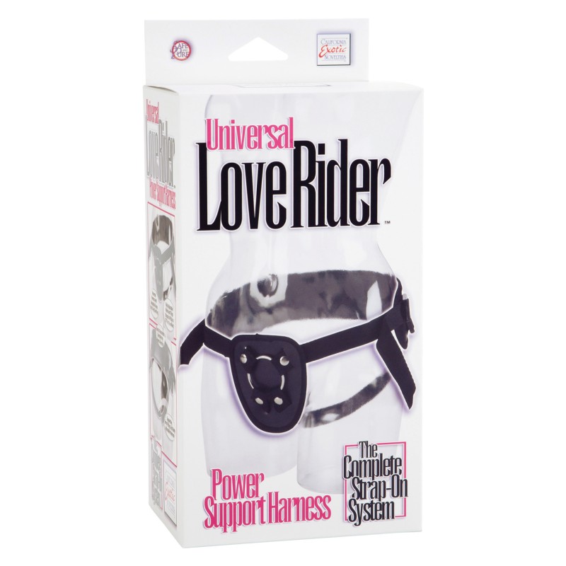 Uprząż skórzana z regulowanymi szelkami strap-on Uprząż skórzana z regulowanymi szelkami strap-on