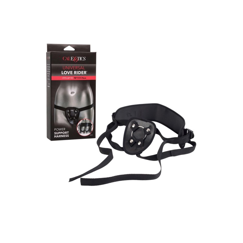 Uprząż skórzana z regulowanymi szelkami strap-on Uprząż skórzana z regulowanymi szelkami strap-on