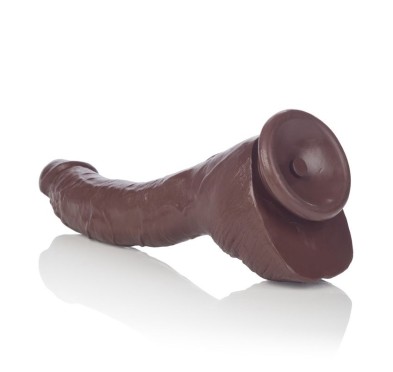 Duży zagięty murzyński penis dildo 22cm przyssawka Duży zagięty murzyński penis dildo 22cm przyssawka