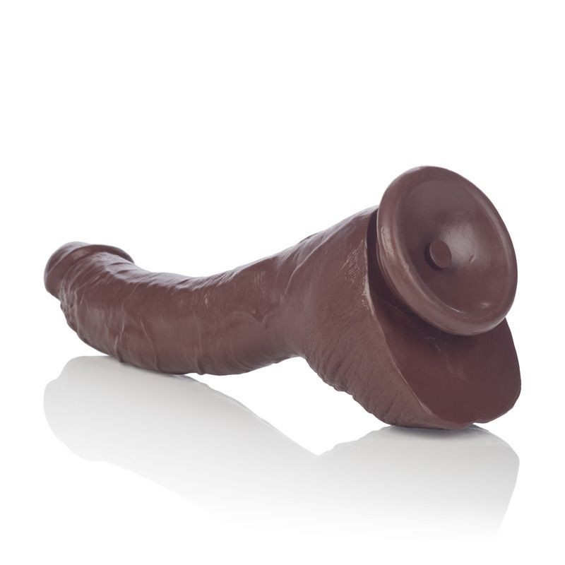 Duży zagięty murzyński penis dildo 22cm przyssawka Duży zagięty murzyński penis dildo 22cm przyssawka