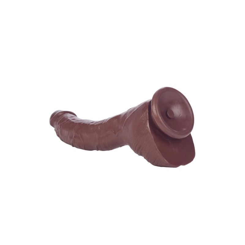 Duży zagięty murzyński penis dildo 22cm przyssawka Duży zagięty murzyński penis dildo 22cm przyssawka