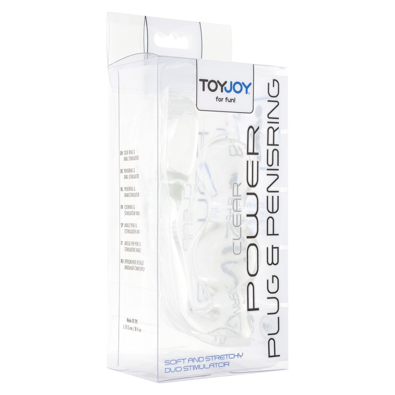 Plug-POWER PLUG & PENISRING CLEAR